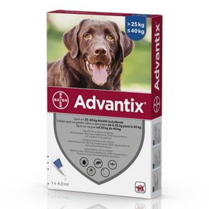 ADVANTIX, deparazitare externă câini, pipetă repelentă