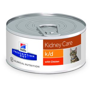 Hill's PD Feline k/d - Afectiuni Renale, 156 g