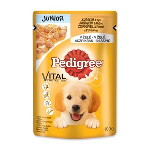 PEDIGREE Vital Protection Junior, Pui, hrană umedă câini junior, (în aspic)