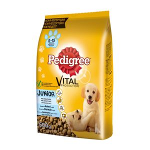PEDIGREE Vital Protection Junior, Pui și Orez, hrană uscată câini junior