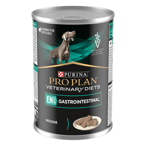 PURINA Pro Plan Veterinary Diets Gastrointestinal Mousse, dietă veterinară câini, conservă hrană umedă, afecțiuni digestive, 400g