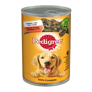 PEDIGREE, XS-XL, Vită și Pasăre, conservă hrană umedă câini, (în aspic)