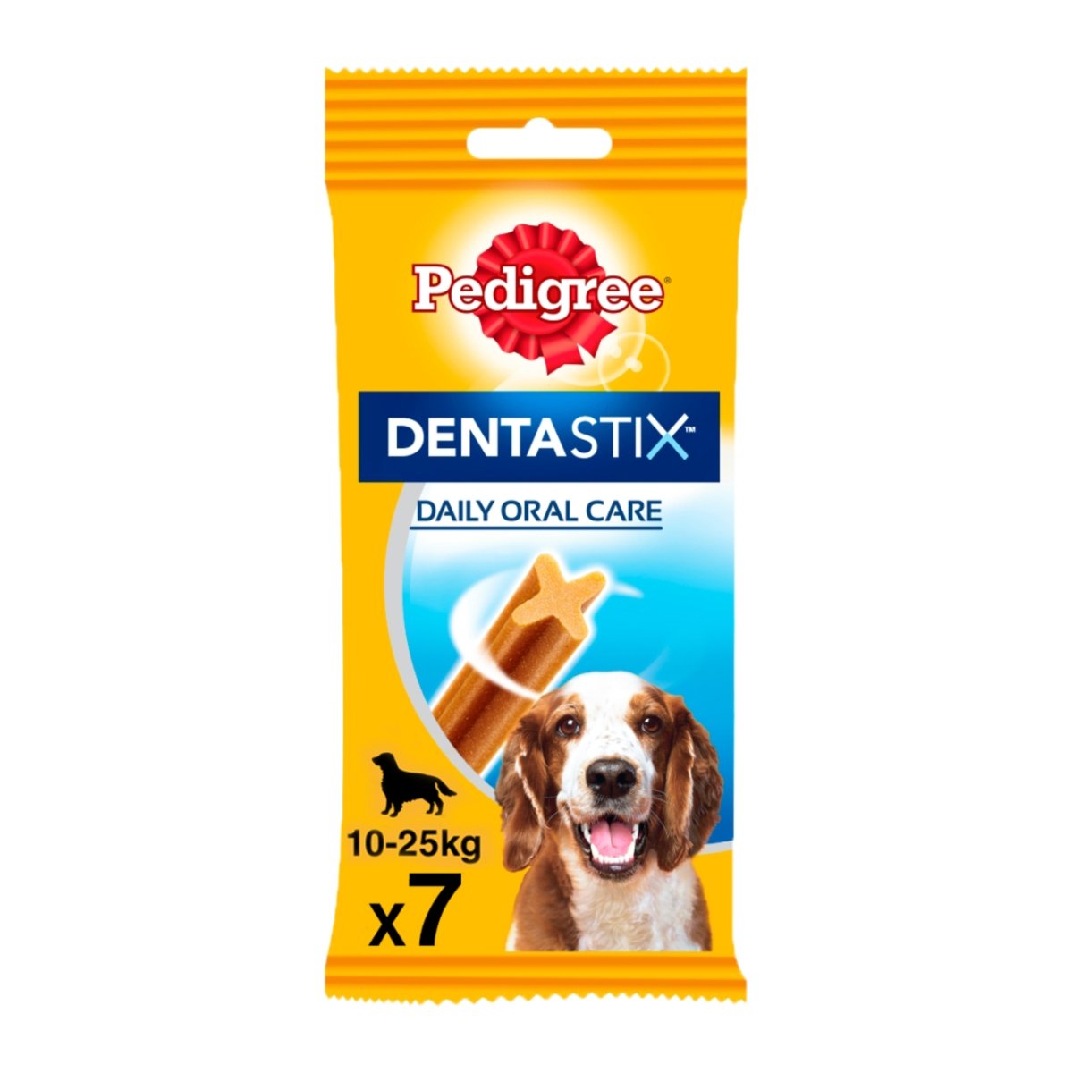 PEDIGREE DentaStix Daily Oral Care, recompense câini talie medie, batoane, 7buc 7buc