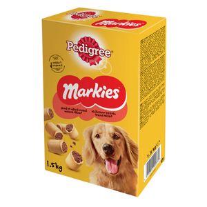 PEDIGREE Markies, recompense câini, biscuiți, aromă de măduvă