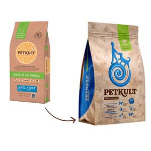 PETKULT Sensitive Care Adult Large Breed, L-XL, Miel și orez brun, hrană uscată câini, alergii