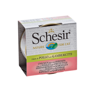 Schesir Cat Pui si Creveti in Supa 70 g