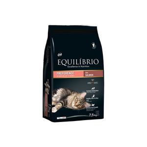 Equilibrio Cat Adult Preference Somon, 7.5 kg