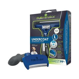 FURMINATOR, perie câini, păr scurt, anti-năpârlire, metal