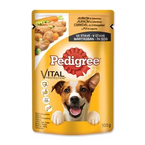 PEDIGREE Vital Protection Adult, Pui, hrană umedă câini, (în sos)