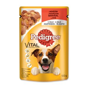 PEDIGREE Vital Protection Adult, Vită, hrană umedă câini, (în aspic)