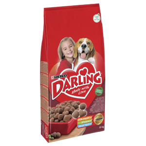 PURINA Darling Adult, Vită cu Legume, hrană uscată pentru câini