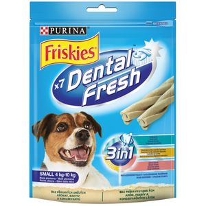 PURINA Friskies Dental Fresh Small, recompense câini de talie mică, batoane, 110g