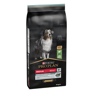 PURINA Pro Plan Sensitive Digestion Adult M, Miel, hrană uscată câini, sensibilități digestive