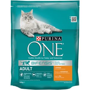 PURINA One Adult, Pui cu Cereale Integrale, hrană uscată pisici