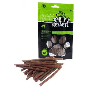 PET'S DESSERT Stick, XS-XL, Rață, punguță recompense fără cereale câini, 80g