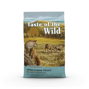 TASTE OF THE WILD Appalachian Valley Small Breed XS-M, Vânat și Miel, hrană uscată fără cereale câini