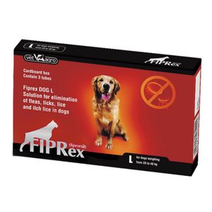 FIPREX, deparazitare externă câini, pipetă repelentă