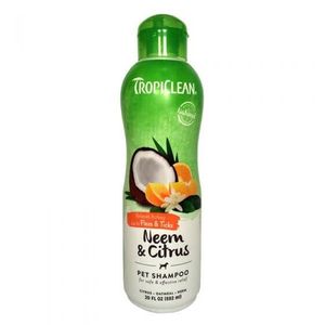 Sampon TropiClean cu Neem si Citrice, 592 ml