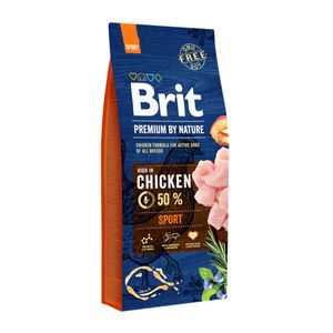 BRIT Premium By Nature Sport, Pui, hrană uscată câini, activitate intensă