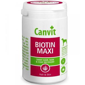 CANVIT Biotin Maxi, supliment piele & blană câini