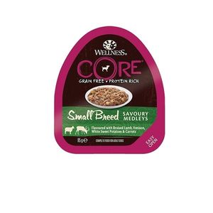 Hrana Umeda Wellness Core Small Breed Savoury, Miel si Vanat, 85g