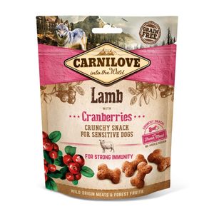 CARNILOVE Crunchy Snack, Miel cu Afine, recompense funcționale fără cereale câini, imunitate, 200g