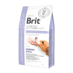 BRIT GF Veterinary Diet Gastrointestinal, Hering cu Mazăre, dietă veterinară câini, hrană uscată fără cereale