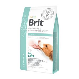 BRIT GF Veterinary Diet Struvite, Ou și Mazăre, dietă veterinară câini, hrană uscată fără cereale