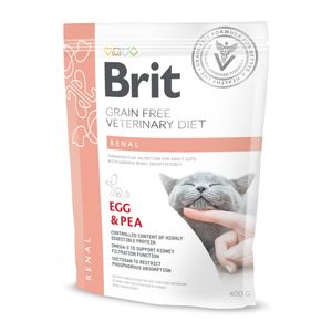 BRIT GF Veterinary Diet Renal, Ou și Mazăre, dietă veterinară pisici, hrană uscată fără cereale