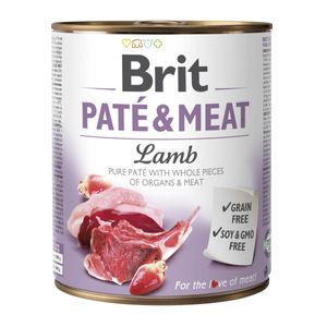 BRIT Pate & Meat, Miel, conservă hrană umedă fără cereale câini, (pate cu bucăți de carne)