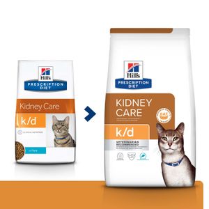 HILL'S Prescription Diet k/d Kidney Care, Ton, dietă veterinară pisici, hrană uscată, afecțiuni renale