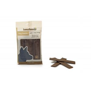 BEEZTEES Snack Strips, recompense câini, cy Miel și Orez, 150g