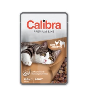 Calibra Cat Pouch Premium Adult Lamb and Poultry 100 g