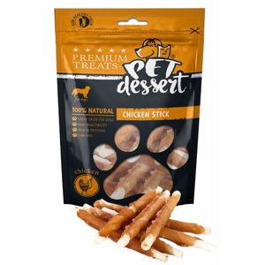 PET'S DESSERT Stick, XS-XL, Pui, punguță recompense fără cereale câini