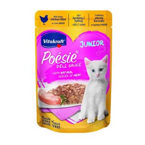 Vitakraft Poesie Plic Junior Pui In Sos, 85 g