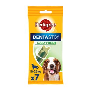 PEDIGREE DentaStix Daily Fresh, recompense câini talie medie, batoane, ceai verde