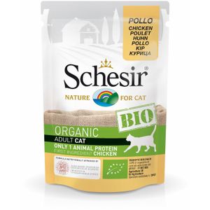 Schesir Cat Bio cu Pui, Plic 85 g