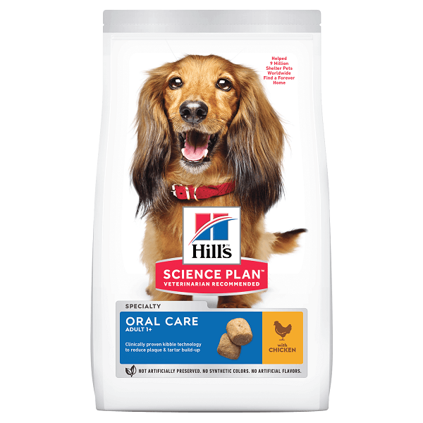 Hill’s SP Adult Oral Care, hrana uscata pentru caini Hill’s SP Canine Adult Oral Care Pui, 12 Kg Adult