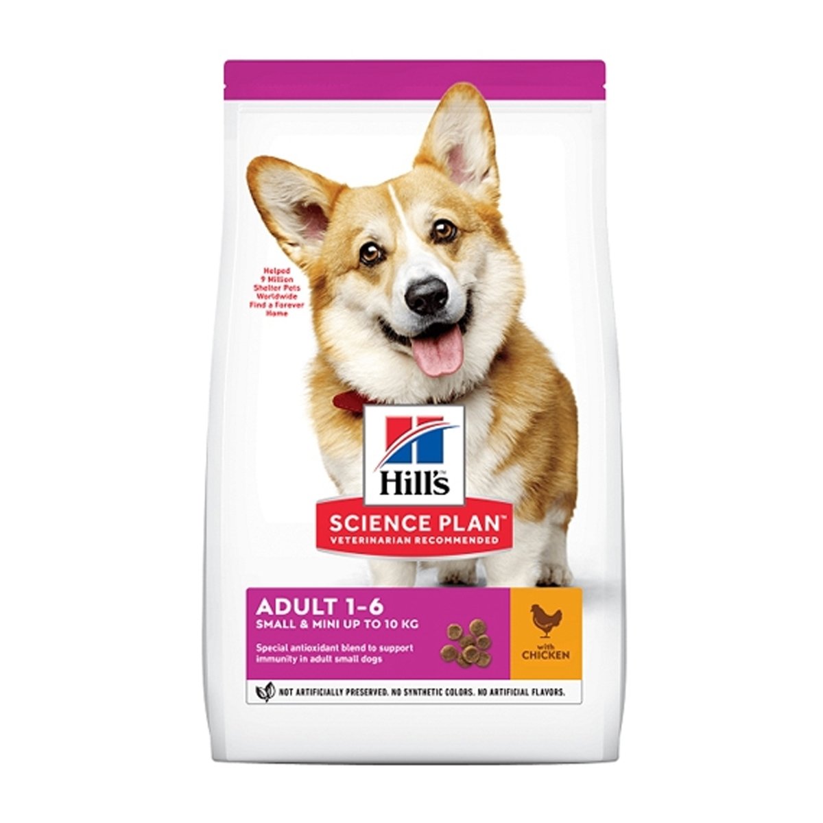 HILL’S SCIENCE PLAN Adult Small&Mini, XS-S, Pui, hrană uscată câini Hill’s SP Canine Adult Small & Mini cu Pui, 6 Kg Adult
