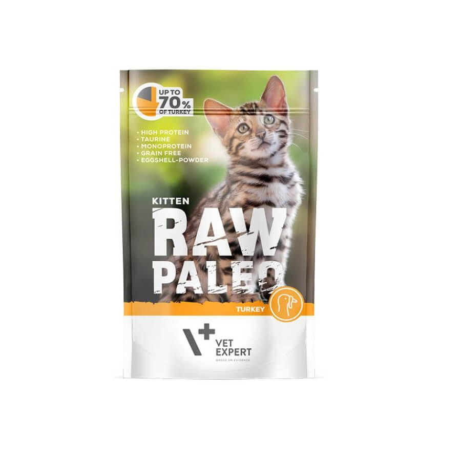 Raw Paleo Kitten Cat Curcan, 100 g 100