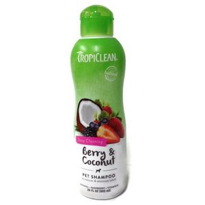 Sampon TropiClean Zmeura si Cocos, 592 ml