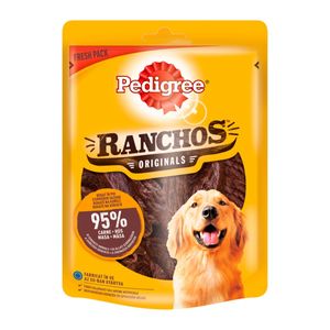 PEDIGREE Ranchos, recompense câini, fâșii uscate, Pui, 70g