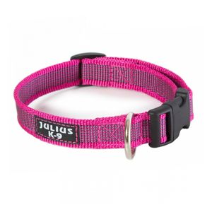 JULIUS-K9 Color & Gray, zgardă ajustabilă cu mâner câini, nylon