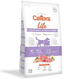 Calibra Dog Life Junior Small & Medium cu Miel, 12 Kg