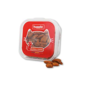 HUPPLE Hairball Control, Carne, cutie recompense pisici, limitarea ghemurilor de blană, 60g