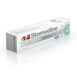 ICF Stomodine Antiseptic, gel igienă orală câini și pisici, anti-tartru, antibacterian / antifungic, tub, sensibilități dentare, 30ml