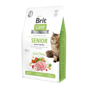 BRIT Care Senior Weight Control, Pui, hrană uscată fără cerele pisici senior, managementul greutății