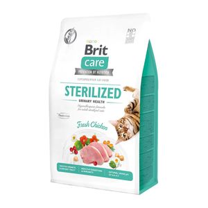 BRIT Care Sterilized Urinary Health, Pui, hrană uscată fără cereale pisici sterilizate, sensibilități urinare