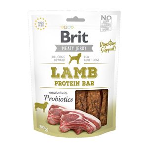 BRIT Jerky Lamb Protein Bar, recompense câini, Batoane proteice Miel