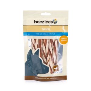 BEEZTEES Twirls, recompense câini, cu Pui și Pește, 70g